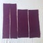 Vintage Japanese Purple Silk Fabric Pieces X4 Kimono Lining Panels Sewing Carousel 6