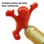 Set of 3 Bottle Stopper, Corkscrew, and Opener - Perfect for Bartenders and Gift Carousel 3