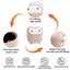 Mini Trash Can With Lid Desk Small Trash Can Office Plastic Garbage Can Carousel 4