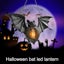 Halloween Decor Hanging Bat Light Lantern 1 2pcs Simulation Bat Flameless Lamp Carousel 5