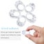 Doorknob Buffers - Set Of 6 Transparent Double Door Stoppers Handle - Door Han Carousel 3