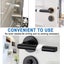Doorknob Buffers - Set Of 6 Transparent Double Door Stoppers Handle - Door Han Carousel 5