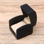 Square Watch Storage Box Leatherette Black Carousel 3