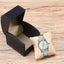 Square Watch Storage Box Leatherette Black Carousel 5