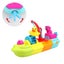 Toddler Baby Bathing Boat Toy Fun Children's Bathroom Bathing Boat Pressure Je Carousel 3