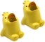 2-Pack Cute Animal Shaped Toothbrush Holder - Creative Bathroom Organizer (Duck) Carousel 1
