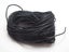 10 mtrs BLACK WAXED CORD 1mm Carousel 1