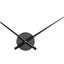 3d Frameless Clock Hands Wall Clock For Office And Home Art Decor black Carousel 1