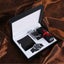 Men's Watch Men's Belt Wallet 3 Piece Accessory Box Gift Set Quartz Analog Fathe Carousel 4