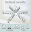 Rotary Dryer Clothes Peg Socks 36 Clothes Pegs Plastic Hanger For Underwear Carousel 5