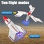 Electric Rocket Launcher Flying Rotating Foam Rocket Toy With Light Outdoor Ga Carousel 4