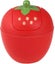 Cute Strawberry Desk Trash Can Small Plastic Storage Baskets Counter Top Garbage Carousel 1