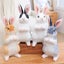 9.45inch Cute Simulation Little Rabbit Plush Toy Little White Rabbit Children Carousel 4