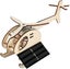 Wooden Solar Power Airplane Craft Model - Educational Toy for Kids Carousel 3
