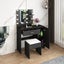 Dressing Table Dresser Makeup Vanity Table Stool Set with Mirror&LED Light Carousel 5