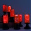 Pumpkin Candle Lamp 3 6pcs Halloween Decor Decoration Candlestick Pumpkin Lamp Carousel 4