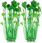 2 Pcs Large Aquarium Aquatic Plant Decoration Plastic Artificial Aquatic Plan Carousel 1