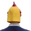 Chicken Head Mask Halloween Decor Mask Carnival Masquerade Animal Headgear Roo Carousel 5