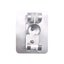 Aluminum Shower Holder With Double Hook Adjustable Punch-free Bathroom Shower He Carousel 1