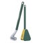 Golf Toilet Brush with Holder - Flexible Long Handled Silicone Toilet Bowl Brush Carousel 1