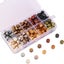 200pcs Sealing Wax Beads Packed In Plastic Box, 10 Colors Octagon Carousel 1