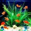 50 Pcs Aquarium Plastic Artificial Fishes Realistic Orange Goldfish Fake Fish Carousel 3