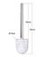 2pcs Toilet Brush Black Brush Head With Stainless Steel Handle Carousel 3
