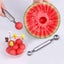 Single-head Carved Flowers-watermelon Stainless Steel Fruit Cut Double-headed Carousel 2