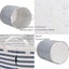 Waterproof Coated Cotton Fabric Folding Laundry Basket Burlap Storage Basket Sty Carousel 4
