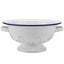 Falcon Enamel Colander White & Blue Carousel 1
