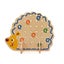 Children's Building Blocks Threading Children's Educational Toys Wooden Hedgeh Carousel 3
