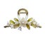 Pearl Flower Rhinestone Large Hairpin Back Of Head Shark Clip Carousel 1
