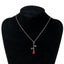 Beauty And Beast Golden Filled 3d Red Rose Pendant Necklaces For Women Jewelry Carousel 5