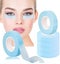 5rolls Lash Tape For Eyelash Extension Breathable Micropore Fabric Non-woven Fab Carousel 1