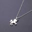 2pcs Hot Selling Fashion Animal Necklace Unicorn Clavicle Chain Men's And Women' Carousel 2