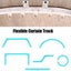 Curtain Track Set Bendable Ceiling Curved Curtain Track Flex ible Ceiling Curt Carousel 2