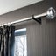 4pcs Curtain Rod Holders, Curved Shower Curtain Rod Holders Wall Ceiling Mo Carousel 2
