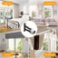 4pcs Curtain Rod Holders, Curved Shower Curtain Rod Holders Wall Ceiling Mo Carousel 7