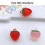 Strawberry Pendant Resin 3d Hanging Pendant Ornament For Diy Jewelry Making Acce Carousel 3