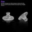 Plastic Earring Posts Earring Backs Jewelry DIY Earring Carousel 8