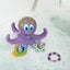 Nuby Purple Floating Octopus Bathing Toy With 3 Hoopla Rings Interactive Bath Carousel 4