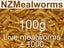 Alive Mealworms 100g Carousel 1