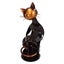 animal metal figurines cat shape ornaments cat statue metal sculpture for Carousel 3