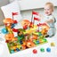 77 231 308pcs Marble Race Run Big Block Building Blocks Set Funnel Slide Block Carousel 3