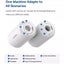 Mini Portable Air Pump Inflate Deflate With LED Light Rehcargeable Carousel 7