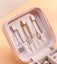 Jewelry Box Travel Comestic Jewelry Casket Organizer Makeup Lipstick Storag Carousel 3