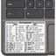 Chromebook OS Laptop Reference Keyboard Shortcut Sticker - White, No-Residue Carousel 1