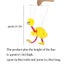 String Marionette Ostrich Plush Doll Pull Line Interactive Game Carousel 3