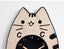 Wall Clock Cartoon wall clock children's room wall clock Cute cat wall clock Carousel 3