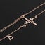 Elegant Womens Stainless Steel Heart &amp; Heartbeat Pendant Necklace Rose Gold Carousel 3